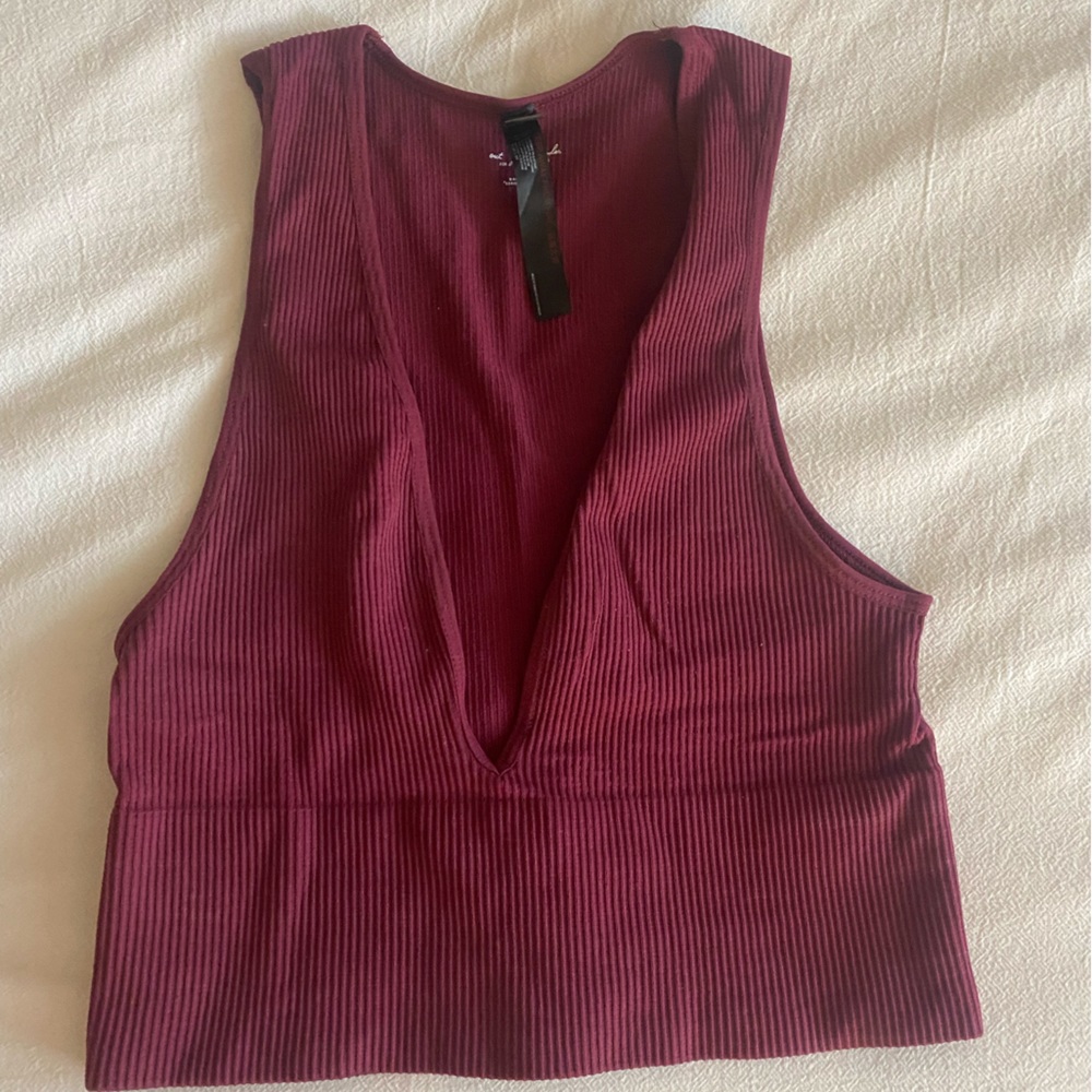 Urban Outfitters Plunge Crop Top